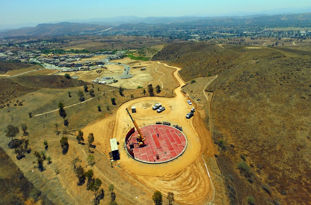 1.5 Million gallon tank in Moorpark CA